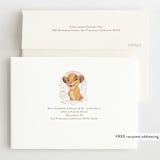 "Simba from Disney's The Lion King" - Children's Birthday Party Invitations in Bamboo by Teju Reval - FREE Recipient Addressing