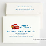 "Disney and Pixar's Cars Kachow" - Children's Birthday Party Invitations in Sky by Carly Reed Walker - FREE Recipient Addressing