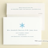 "Disney Elsa's Snowflakes" - Children's Birthday Party Invitations in Frost by Holly Whitcomb - FREE Recipient Addressing