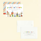 "Disney's Zootopia Friends" - Children's Birthday Party Invitations in Sugar by Jessie Steury - Assembled