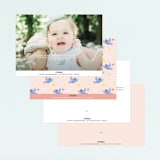 "Disney's Snow White & Forest Friends" - Children's Birthday Party Invitations in Peach by Angela Thompson - Back of Card Options