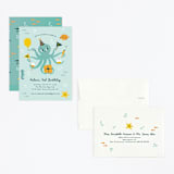 "Underwater fun" - Children's Birthday Party Invitations in Sea by Annie Holmquist - Assembled