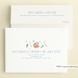 "let's pARTy!" - Children's Birthday Party Invitations in Frost by Ellen Schlegelmilch - FREE Recipient Addressing