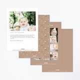 "confetti crew" - Children's Birthday Party Invitations in Sugar Cookie by Jennifer Wick - Back of Card Options