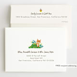 "Woodland Birthday" - Children's Birthday Party Invitations in Sky by Vivian Yiwing - FREE Recipient Addressing