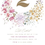 "Garden Party" - Children's Birthday Party Invitations in Confetti by Leah Bisch - Detail