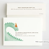"bronto" - Children's Birthday Party Invitations in Avocado by chocomocacino - FREE Recipient Addressing