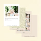 "Barnyard noises" - Children's Birthday Party Invitations in Cotton by Creo Study - Back of Card Options