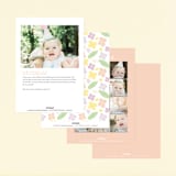"fairy garden" - Children's Birthday Party Invitations in Peach by Angela Thompson - Back of Card Options