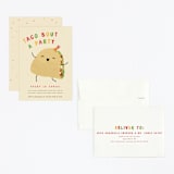 "Taco bout a party" - Children's Birthday Party Invitations in Tortilla by Adelyn T. - Assembled