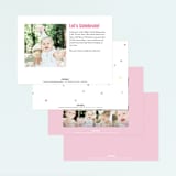 "Get Ready to Party" - Children's Birthday Party Invitations in Sprinkles by Stephanie Hawkes - Back of Card Options
