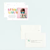 "Get Ready to Party" - Children's Birthday Party Invitations in Sprinkles by Stephanie Hawkes - Assembled