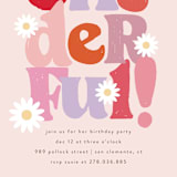 "lei" - Children's Birthday Party Invitations in Petal by chocomocacino - Detail