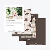 "cowboy party" - Children's Birthday Party Invitations in Sand by Jelena Vuletic - Back of Card Options