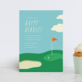 "happy birdie" - Children's Birthday Party Invitations in Emerald by Ellen Schlegelmilch - Front