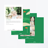 "happy birdie" - Children's Birthday Party Invitations in Emerald by Ellen Schlegelmilch - Back of Card Options