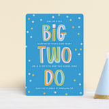 "Two Do" - Children's Birthday Party Invitations in Pool by Jenna Holcomb - Front