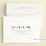 "One is So Fun" - Children's Birthday Party Invitations in Dino by Ashlee Townsend - FREE Recipient Addressing