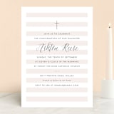 "Sleek" - Confirmation Invitations in Blush by Lauren Chism - Front