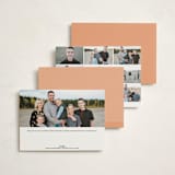 "Ribbon & Cross" - Confirmation Invitations in Terracotta by Dish and Spoon - Back of Card Options
