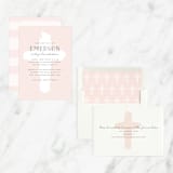 "brushed cross" - Confirmation Invitations in Bloom by Susan Asbill - Assembled