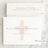 "brushed cross" - Confirmation Invitations in Bloom by Susan Asbill - FREE Recipient Addressing