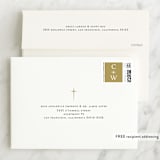 "Simple Faith" - Confirmation Invitations in Mustard by fatfatin - FREE Recipient Addressing