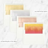 "Ombre Cross" - Confirmation Invitations in Vanilla by Beth Schneider - Envelope Liner Options