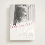 "shining confirmation" - Confirmation Invitations in Poppy by Anastasia Makarova - Front