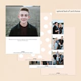 "Pretty Window" - Confirmation Invitations in Surprise by Lady Noble - Back of Card Options
