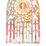 "Pretty Window" - Confirmation Invitations in Surprise by Lady Noble - Detail