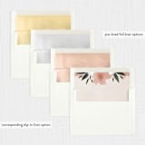 "Floral Burst" - Confirmation Invitations in Blush by Leah Bisch - Envelope Liner Options