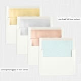 "Garden Frame" - Confirmation Invitations in Sky by Kristie Kern - Envelope Liner Options