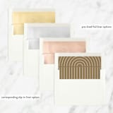 "Confirmation Arch" - Confirmation Invitations in Sugar by FRANI - Envelope Liner Options