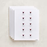 "Disney Simply Minnie" - Custom Name Labels in Strawberry by Julee London - Full Sheet