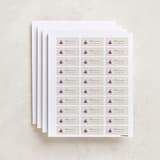 "Princess Party" - Custom Name Labels in Ivory by JeAnna Casper - Full Sheet