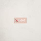 "Watermelon" - Custom Name Labels in Cherry Blossom by peetie design - Front