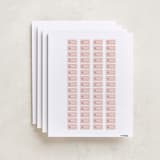 "Watermelon" - Custom Name Labels in Cherry Blossom by peetie design - Full Sheet