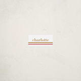 "Graphic two-tone name" - Custom Name Labels in Faux Gold by Ester Bernaldo de Quiros - Front