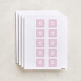 "Daisys" - Custom Name Labels in Daisy by Little Print Design - Full Sheet