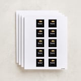 "Rocket Blast" - Custom Name Labels in Space by chocomocacino - Full Sheet