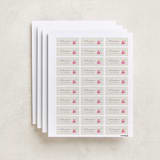 "Princess Party" - Custom Name Labels in Ivory by JeAnna Casper - Full Sheet