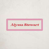 "Nola" - Custom Name Labels in Gumdrop by Megan Davis - Front