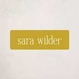 "Classic" - Custom Name Labels in Sunshine by Morgan Kendall - Front