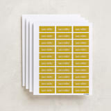 "Classic" - Custom Name Labels in Sunshine by Morgan Kendall - Full Sheet