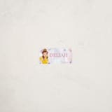 "Disney's Princess Portrait" - Custom Name Labels in Cotton Candy by Cass Loh - Front