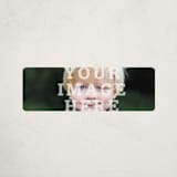 "The Big Picture" - Custom Name Labels in Ivory by Minted - Front