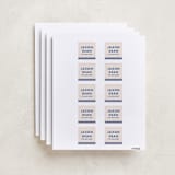 "Classic Prep" - Custom Name Labels in Blue Jay by AK Graphics - Full Sheet