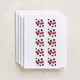 "For Kicks" - Custom Name Labels in Cherry by Lauren Michelle - Full Sheet