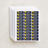"Flash" - Custom Name Labels in Midnight by Olivia Raufman - Full Sheet